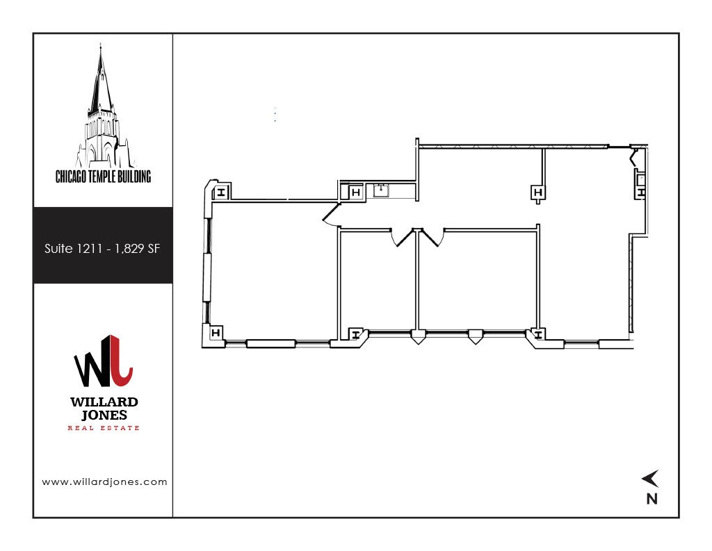 77 W Washington St, Chicago, IL for lease Floor Plan- Image 1 of 1