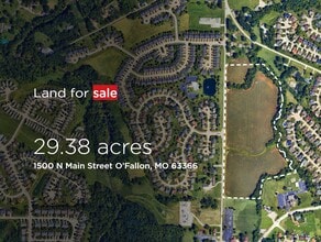 1500 N Main St, O'Fallon, MO - AERIAL  map view - Image1