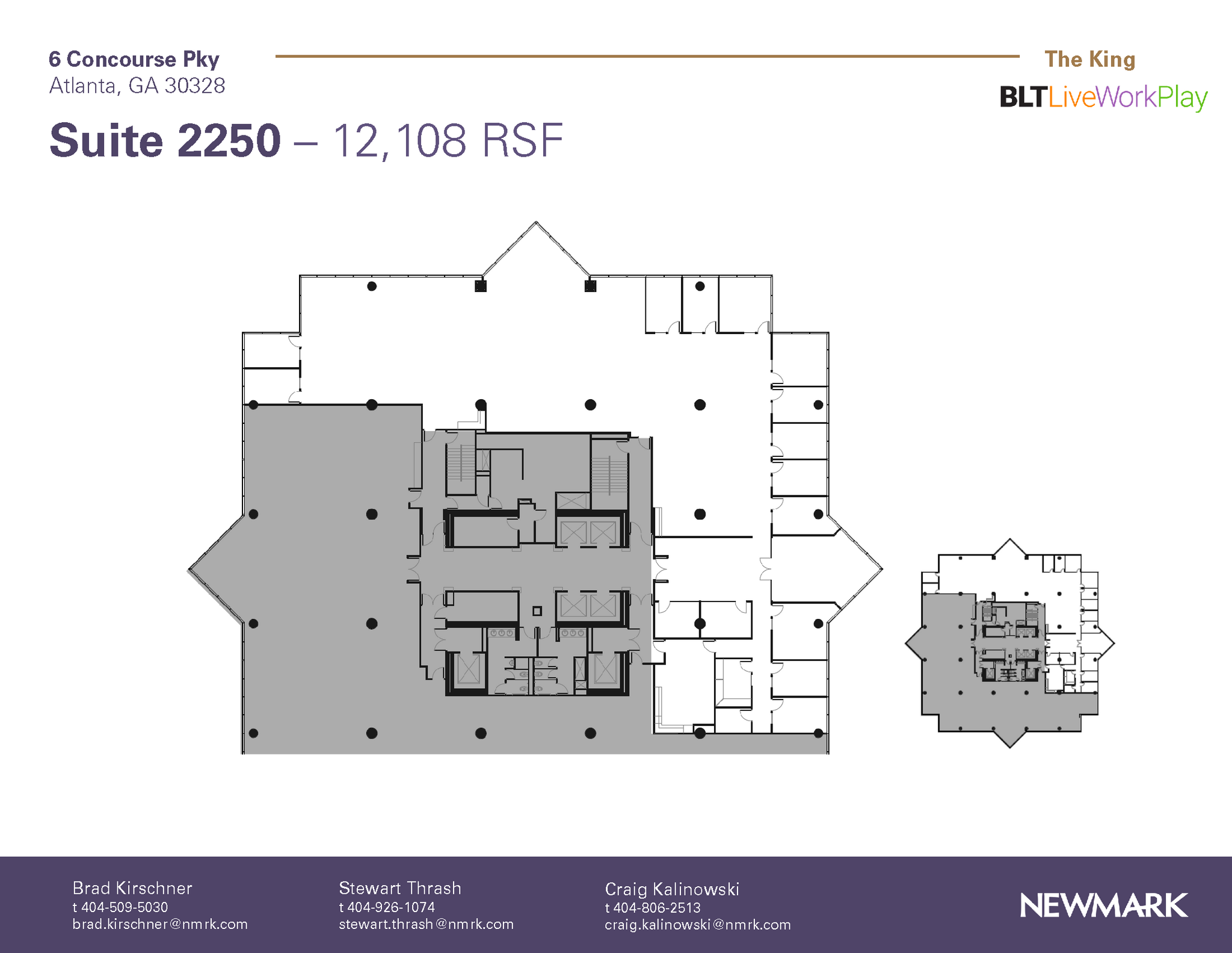 6 Concourse Pky NE, Atlanta, GA for lease Floor Plan- Image 1 of 1