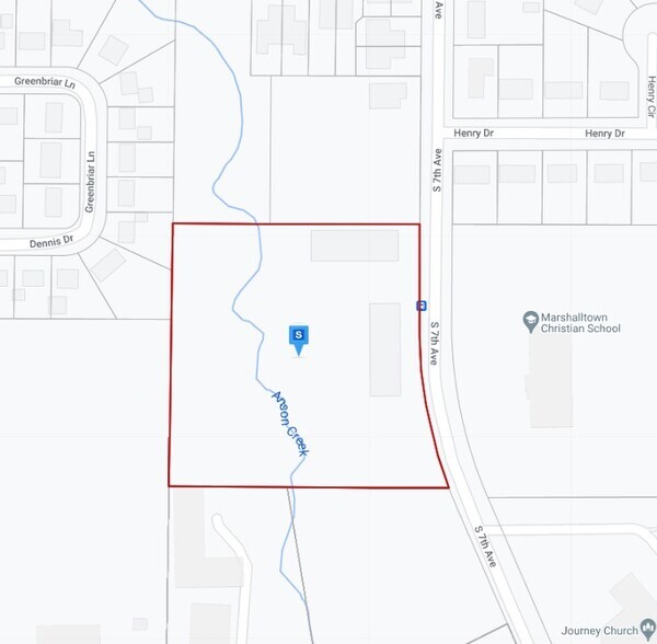 1407 S 7th Ave, Marshalltown, IA for sale - Plat Map - Image 1 of 1