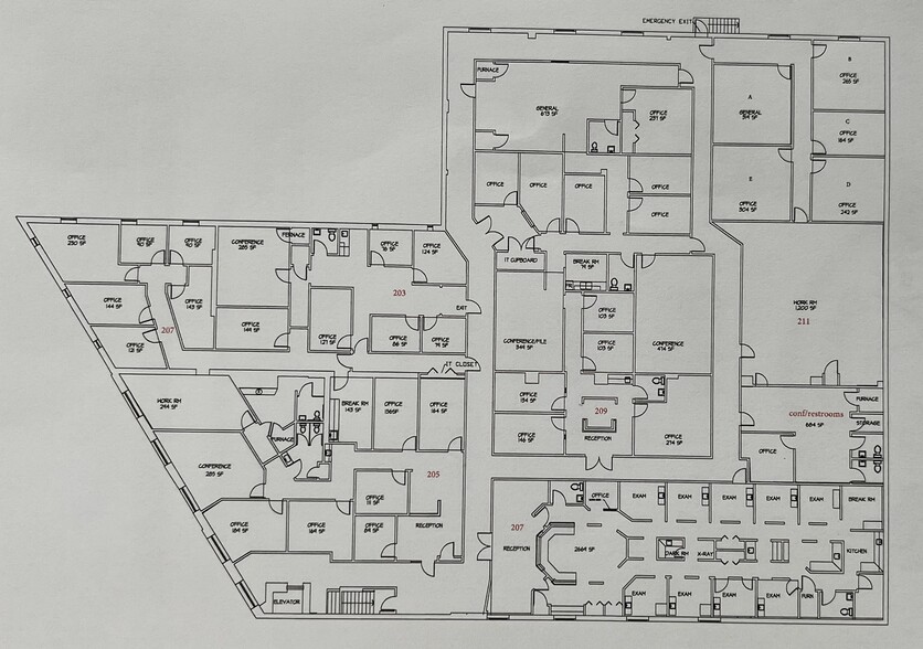 105-115 S Grove Ave, Elgin, IL for lease - Floor Plan - Image 2 of 19