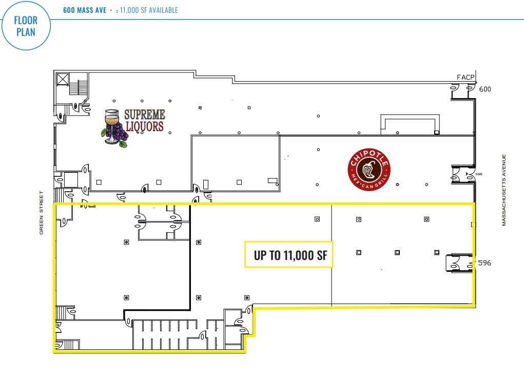 596-600 Massachusetts Ave, Cambridge, MA for lease Floor Plan- Image 1 of 1