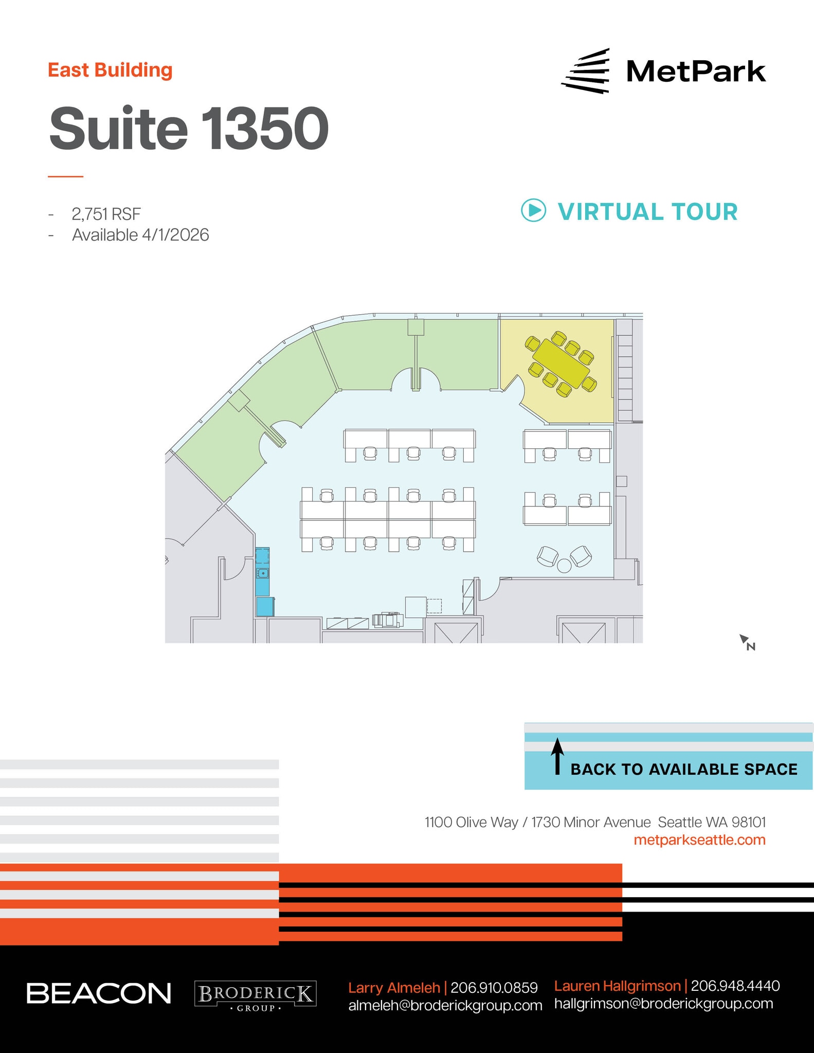 1100 Olive Way, Seattle, WA for lease Floor Plan- Image 1 of 1