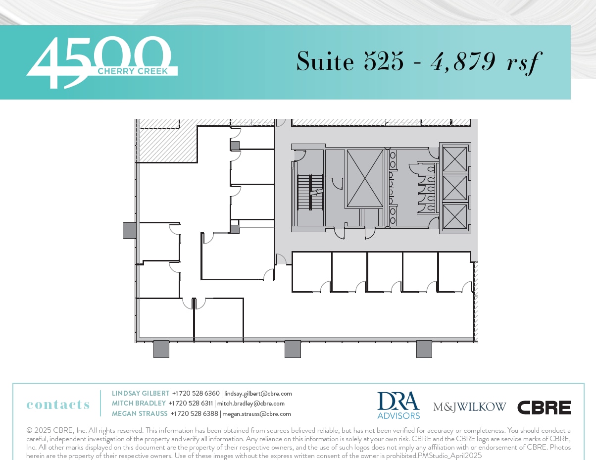 4500 S Cherry Creek Dr, Denver, CO for lease Floor Plan- Image 1 of 1