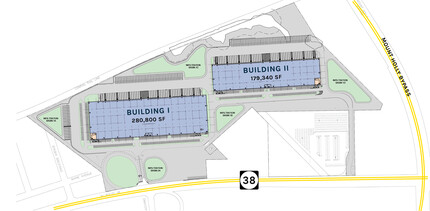 1517 Route 38, Hainesport, NJ for lease Site Plan- Image 2 of 2