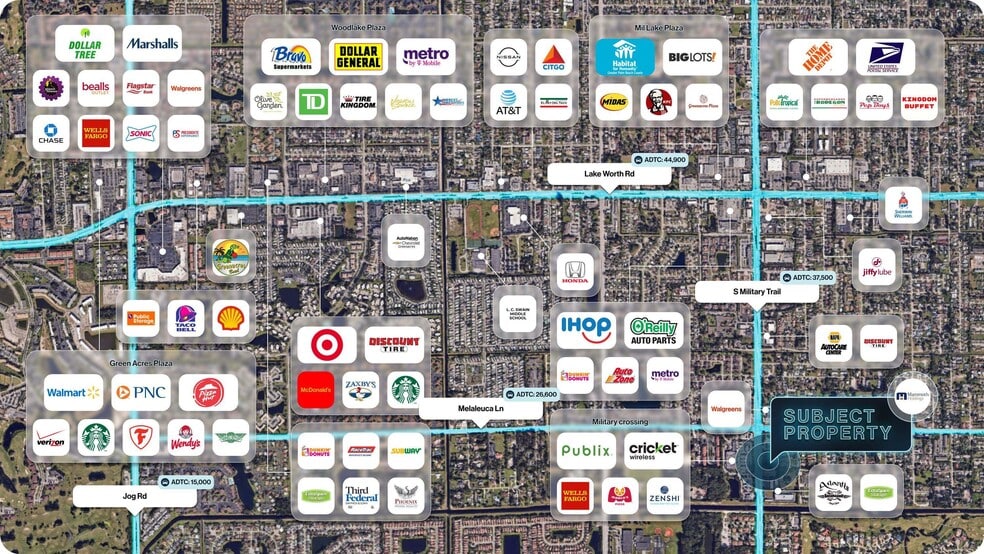 4866 Military trl, Greenacres, FL for sale - Aerial - Image 2 of 2