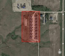 3945 Highway 8, New Town, ND - aerial  map view