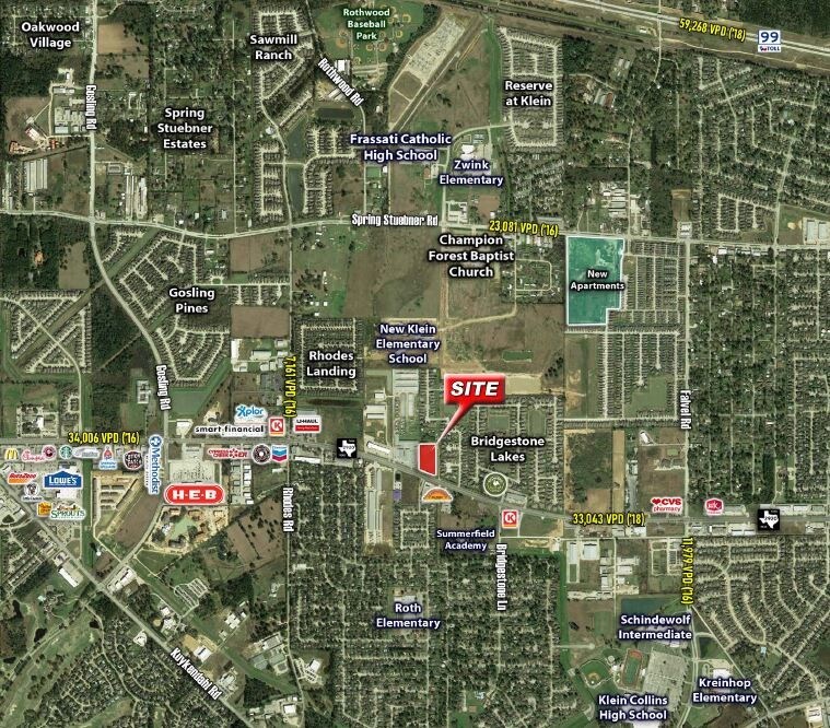 FM 2920 & Bridgestone Ranch Dr, Spring, TX for sale Aerial- Image 1 of 1