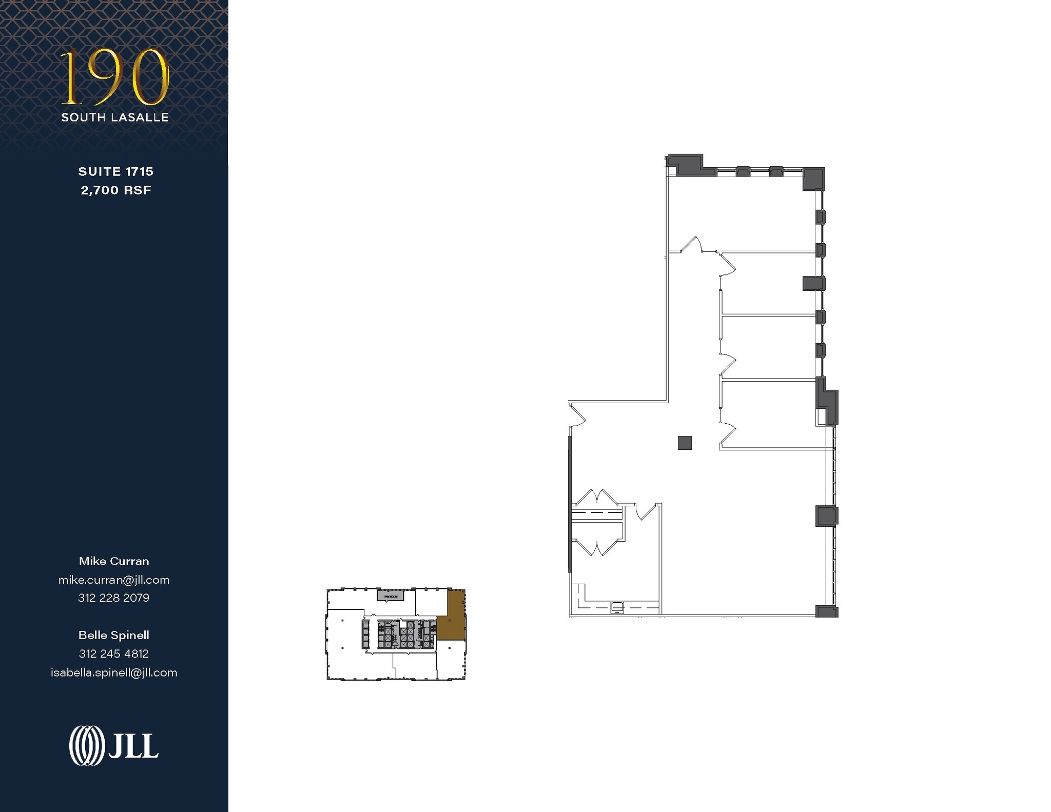 190 S La Salle St, Chicago, IL for lease Floor Plan- Image 1 of 1