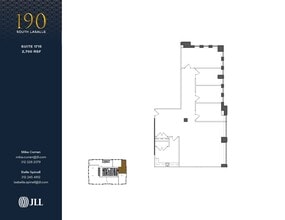 190 S La Salle St, Chicago, IL for lease Floor Plan- Image 1 of 1