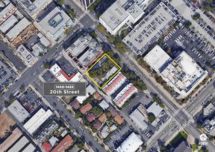 1420 20th St, Santa Monica, CA - aerial  map view