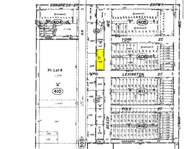 1820 Beach St, Broadview, IL for lease - Plat Map - Image 3 of 3