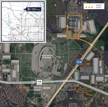 3701 McPherson Dr, Northlake, TX - aerial  map view