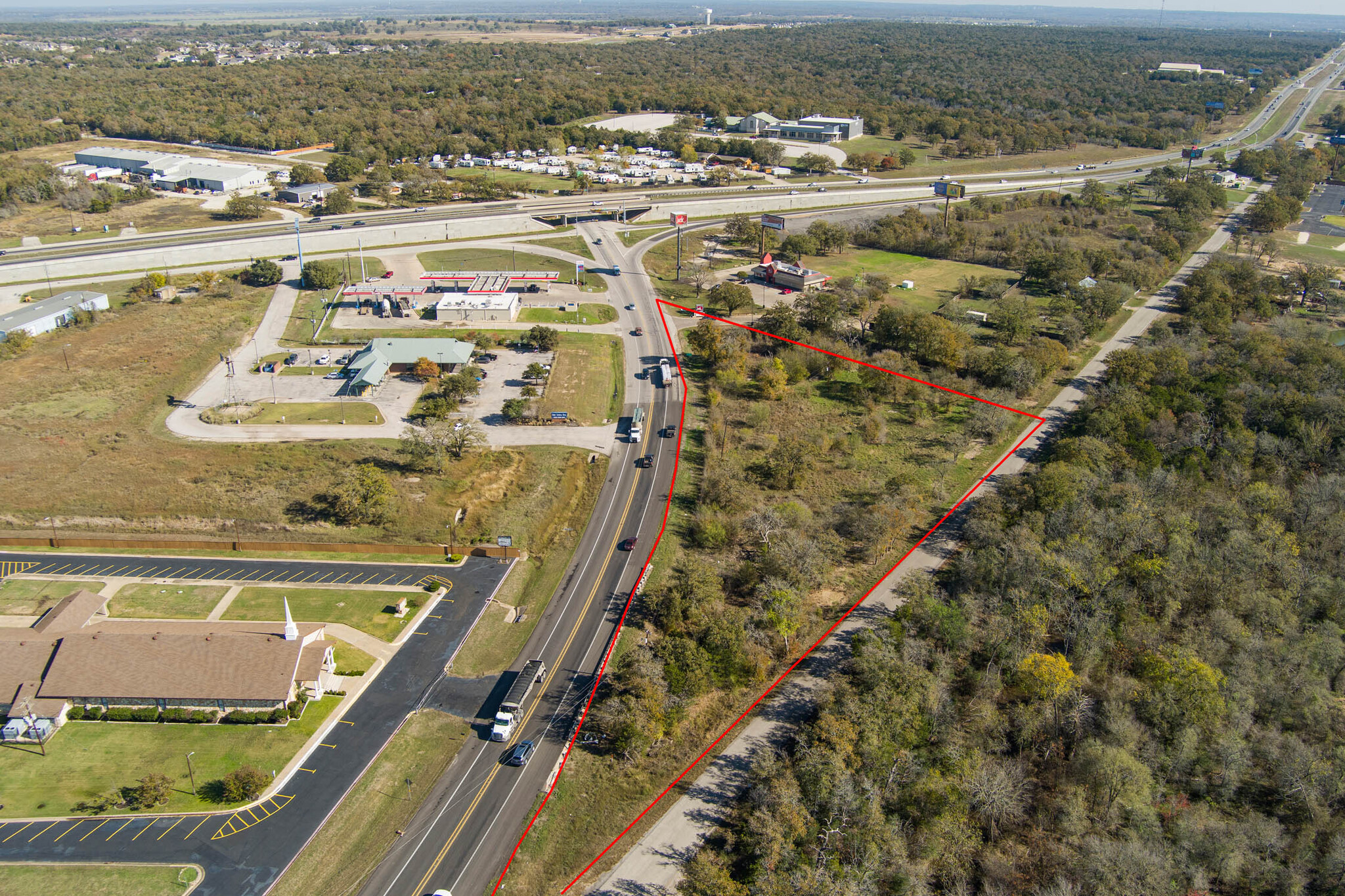 119 W TX-21, Cedar Creek, TX for sale Aerial- Image 1 of 16