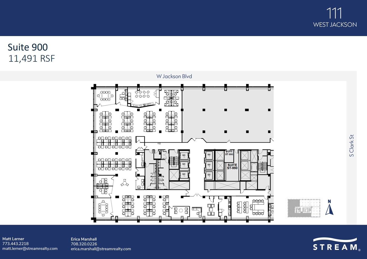 111 W Jackson Blvd, Chicago, IL for lease Floor Plan- Image 1 of 1