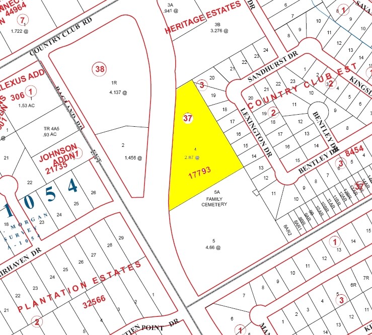 2000 Matlock Rd, Mansfield, TX for sale Plat Map- Image 1 of 1