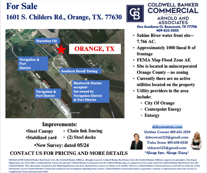 1601 S Childers Rd, Orange, TX for sale - Building Photo - Image 1 of 3