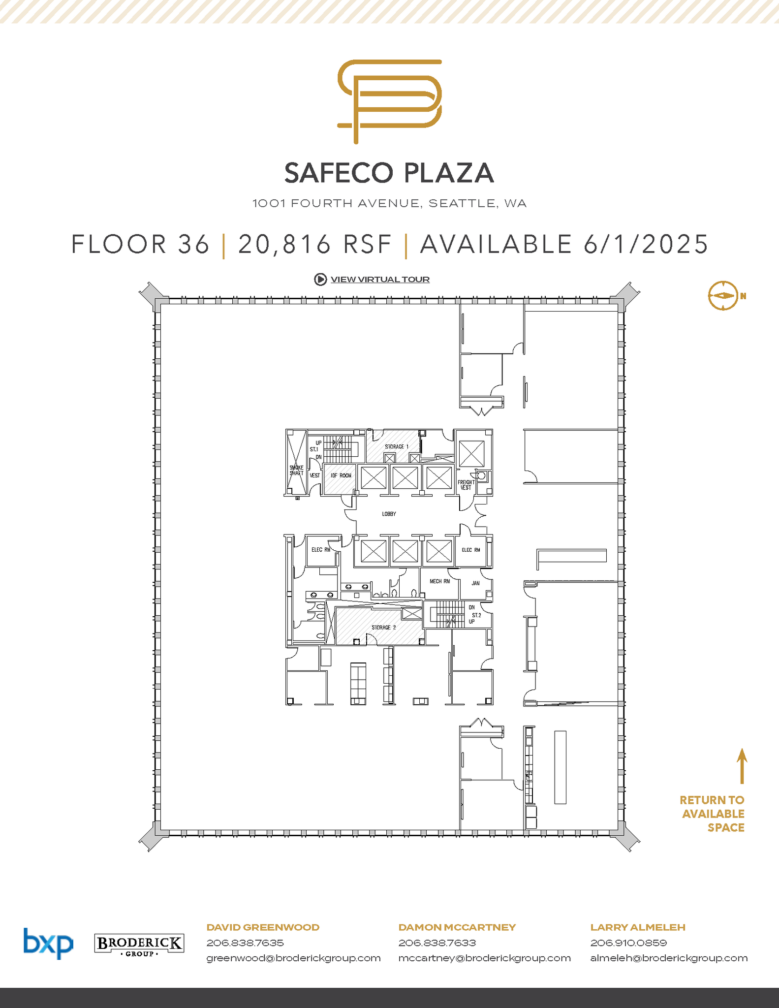 1001 4th Ave, Seattle, WA for lease Floor Plan- Image 1 of 1
