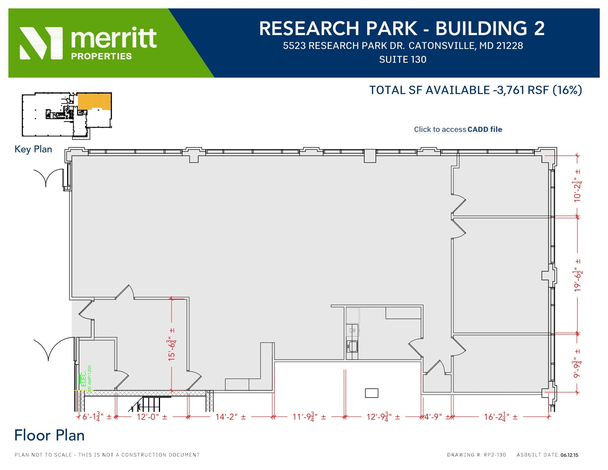 5521 Research Park Dr, Baltimore, MD for lease Floor Plan- Image 1 of 1