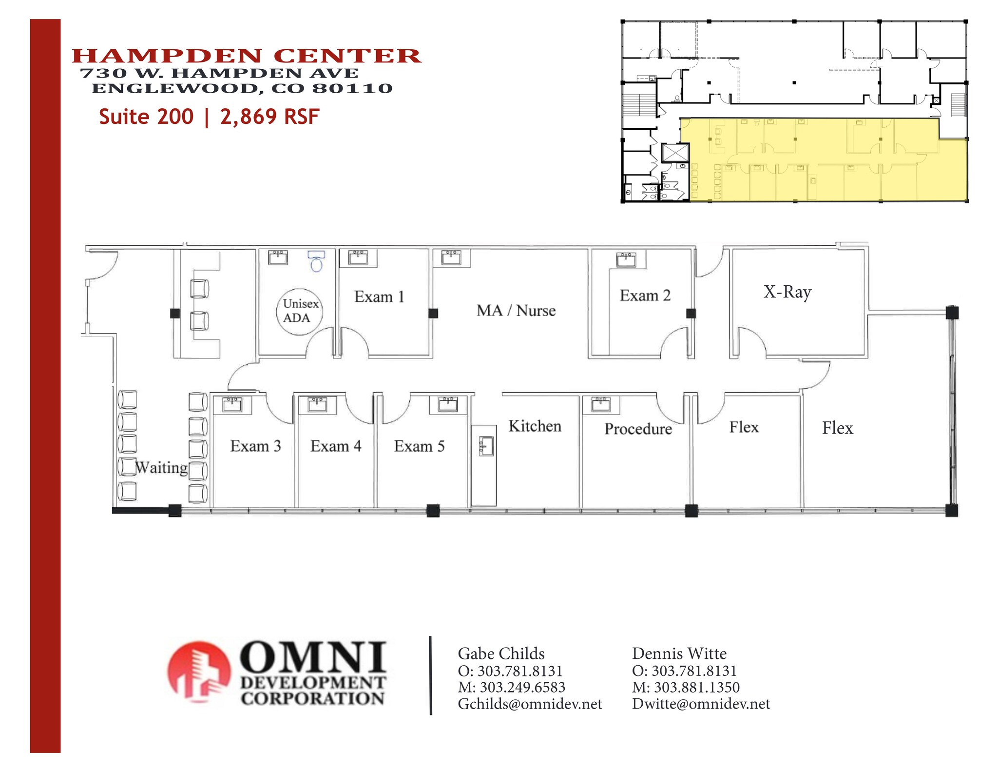 750 W Hampden Ave, Englewood, CO for lease Site Plan- Image 1 of 1