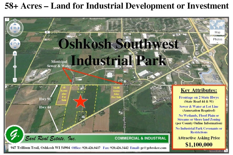 Highway 44, Oshkosh, WI for sale - Primary Photo - Image 1 of 1