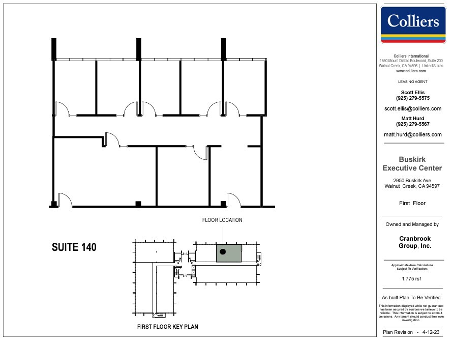 2950 Buskirk Ave, Walnut Creek, CA for lease Floor Plan- Image 1 of 1