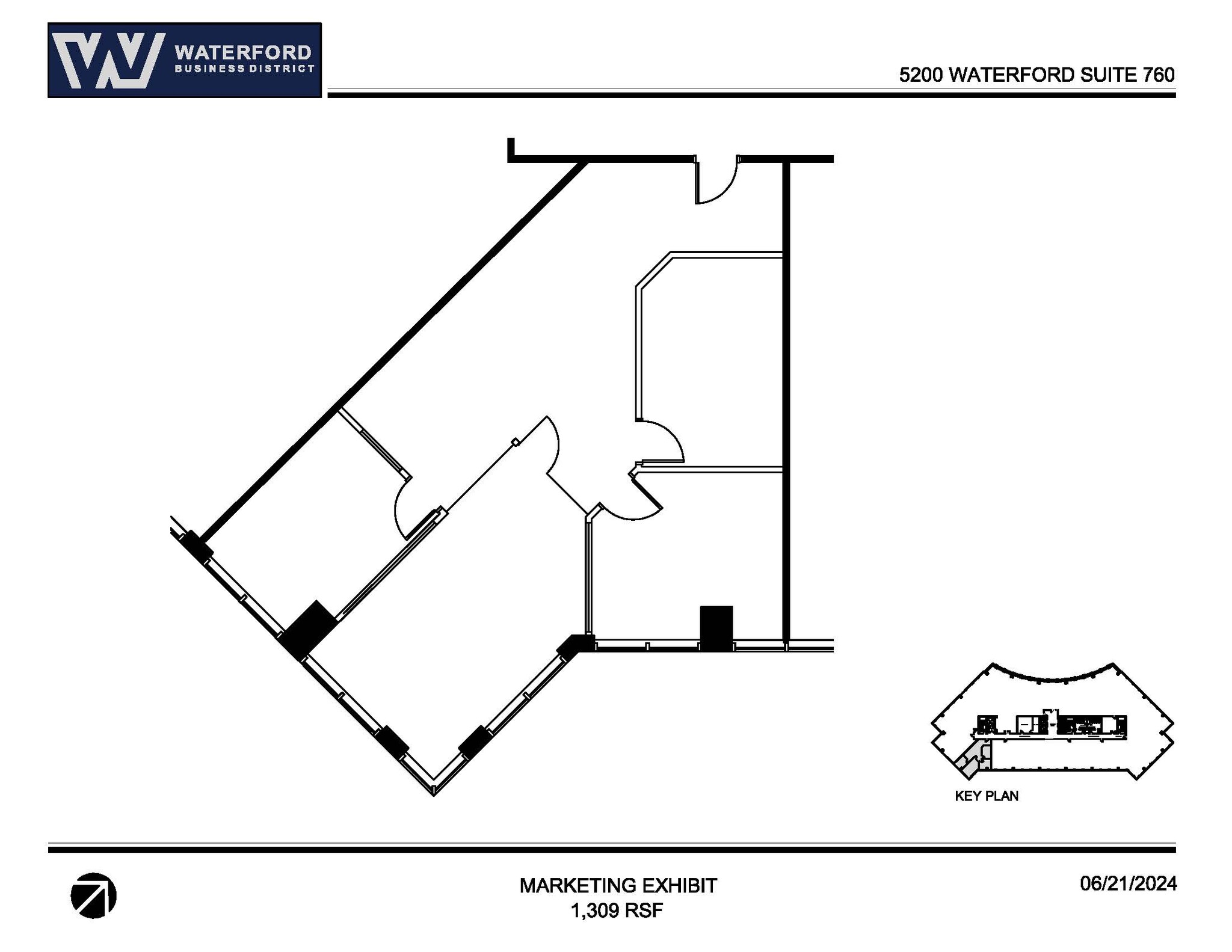 5200 Waterford District Dr, Miami, FL for lease Floor Plan- Image 1 of 1