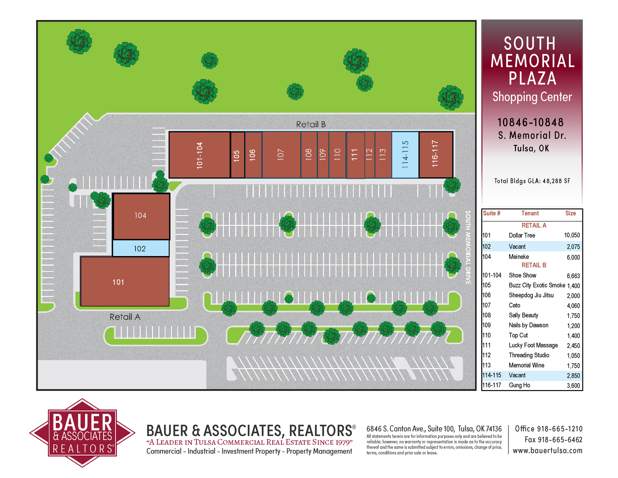 10848 S Memorial Dr, Tulsa, OK for lease Site Plan- Image 1 of 1