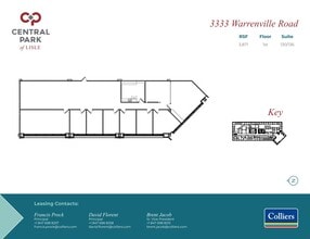 3333 Warrenville Rd, Lisle, IL for lease Floor Plan- Image 1 of 1