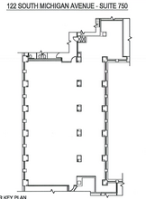 122 S Michigan Ave, Chicago, IL for lease Floor Plan- Image 1 of 1