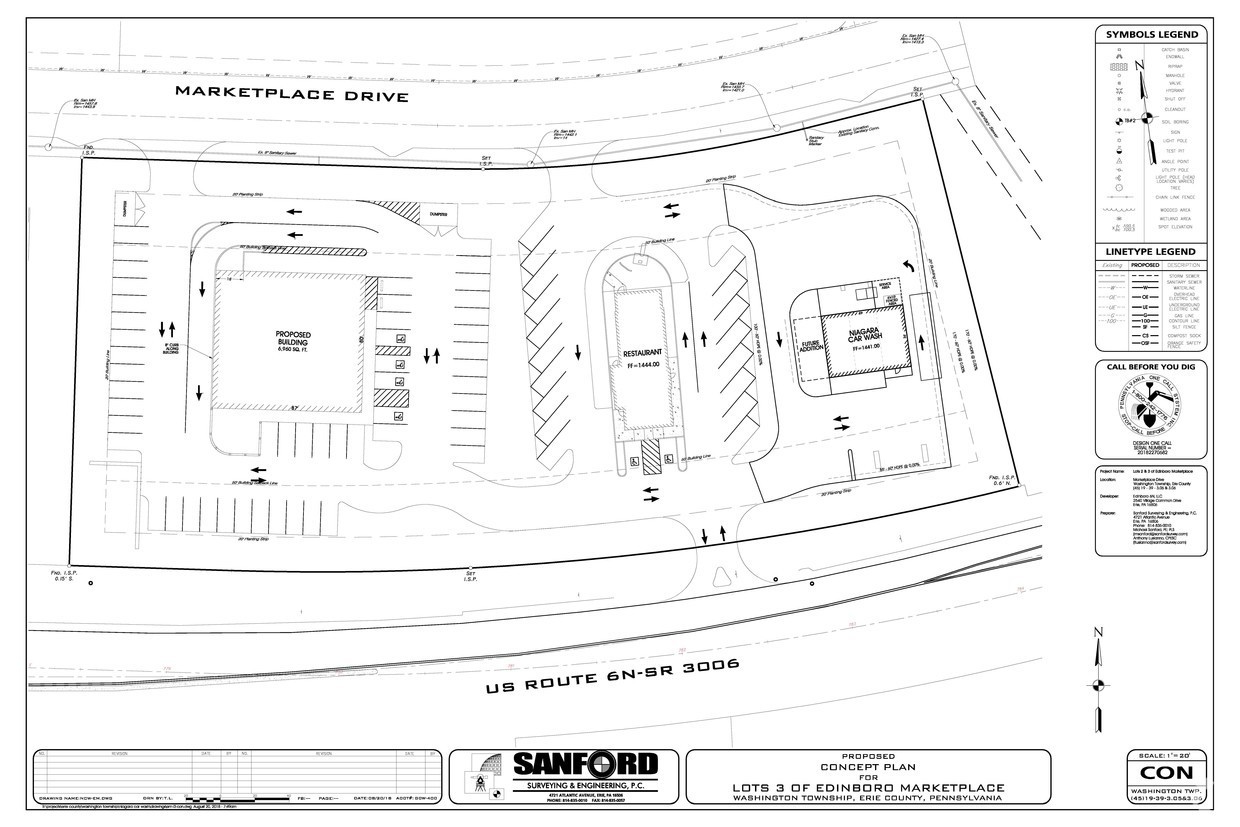 1008 Marketplace Dr, Edinboro, PA for lease Site Plan- Image 1 of 1