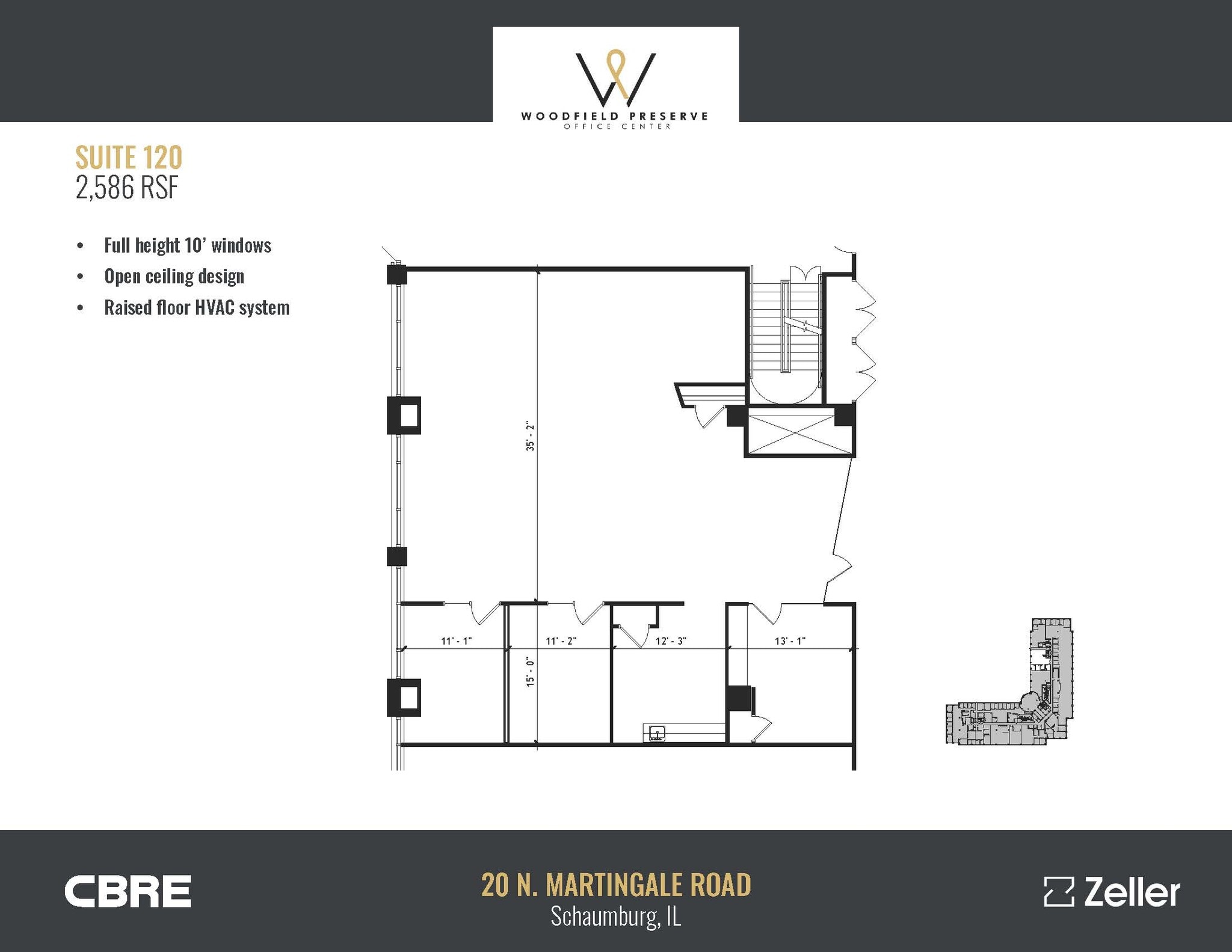 20 N Martingale Rd, Schaumburg, IL for lease Floor Plan- Image 1 of 1