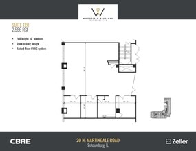20 N Martingale Rd, Schaumburg, IL for lease Floor Plan- Image 1 of 1