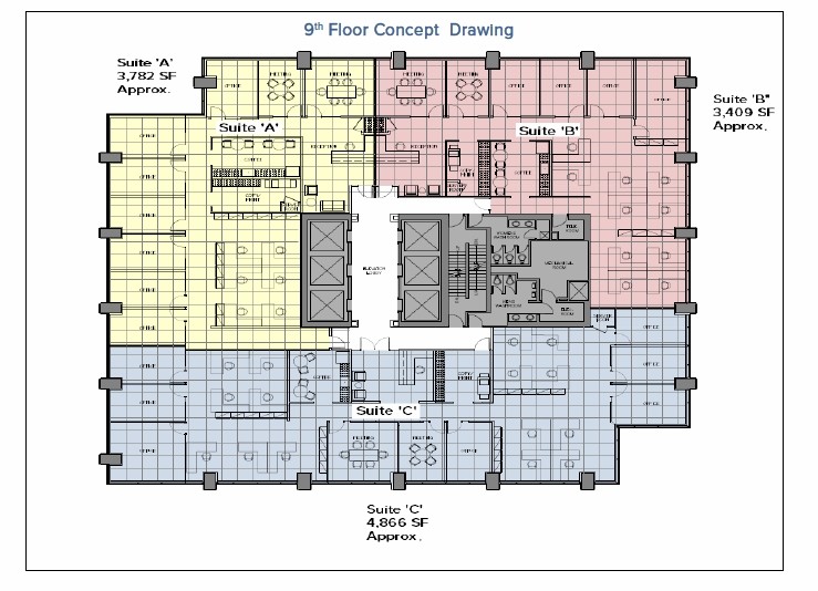 635 8th Ave SW, Calgary, AB for lease Floor Plan- Image 1 of 1