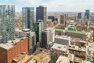 1190 Rue Mackay, Montréal, QC - aerial  map view