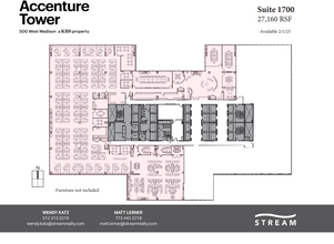 500 W Madison St, Chicago, IL for lease Floor Plan- Image 1 of 1