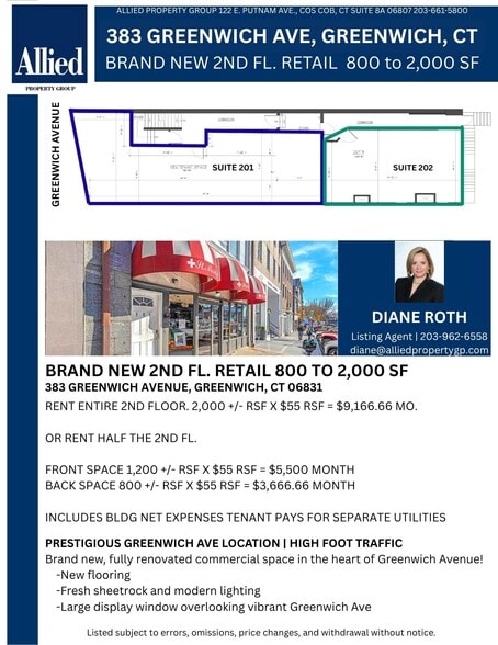 383 Greenwich Ave, Greenwich, CT for lease - Building Photo - Image 3 of 13