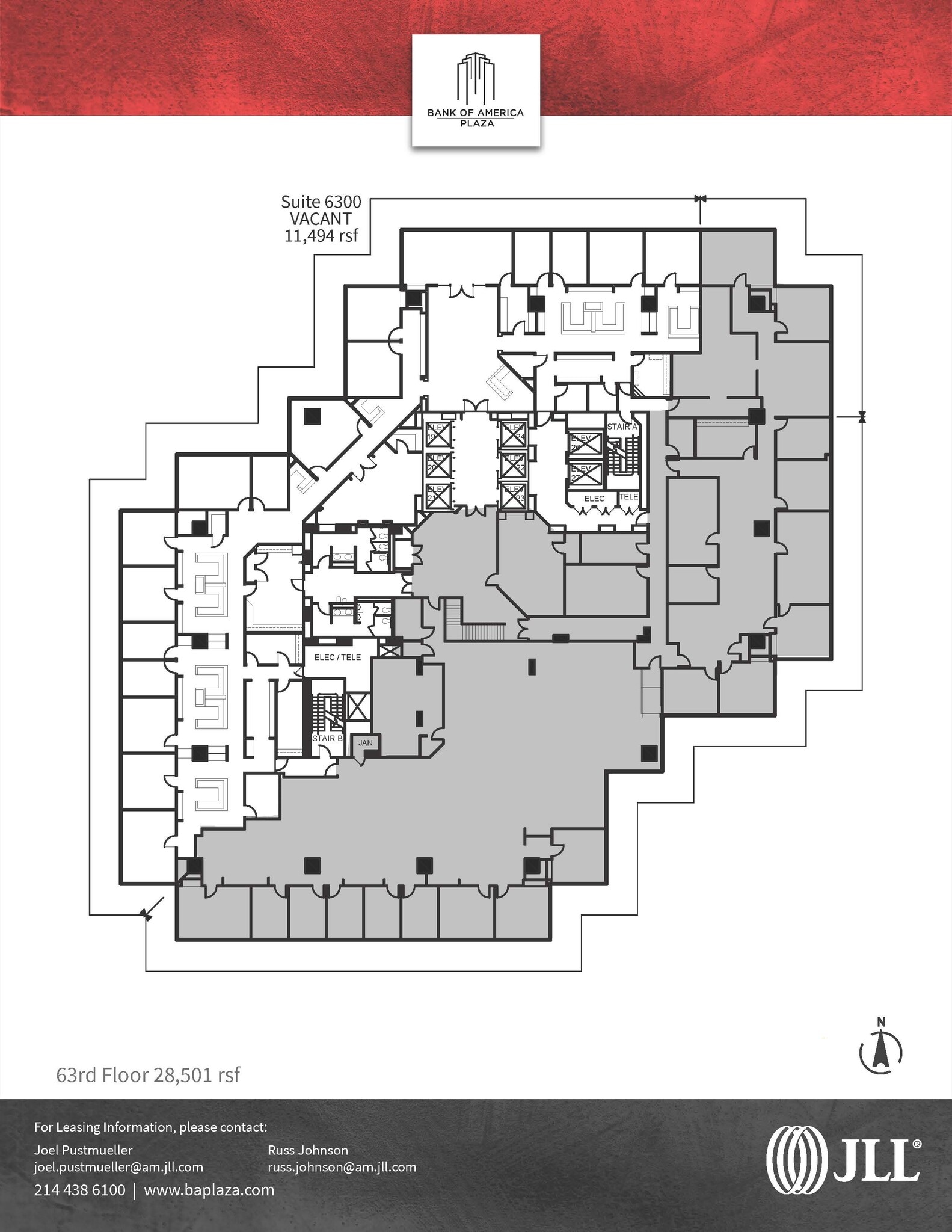 901 Main St, Dallas, TX for lease Floor Plan- Image 1 of 1