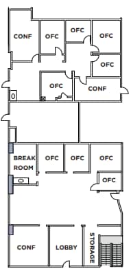 20 S Santa Cruz Ave, Los Gatos, CA for lease Floor Plan- Image 1 of 1