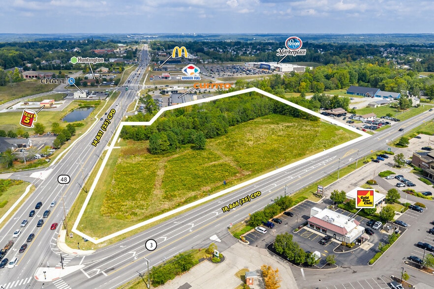 Route 22 & 3, Maineville, OH for sale - Aerial - Image 1 of 4