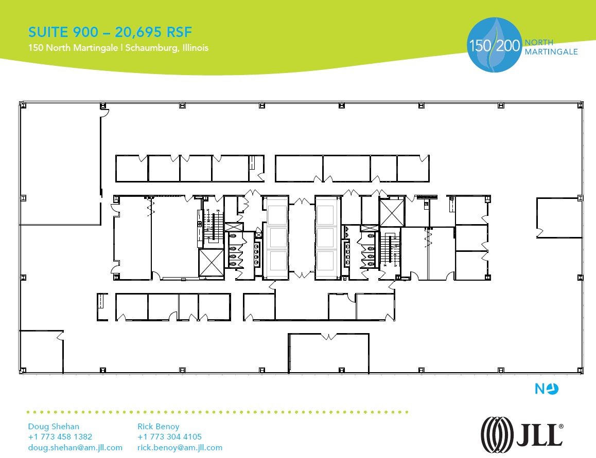 150 N Martingale Rd, Schaumburg, IL for lease Floor Plan- Image 1 of 1