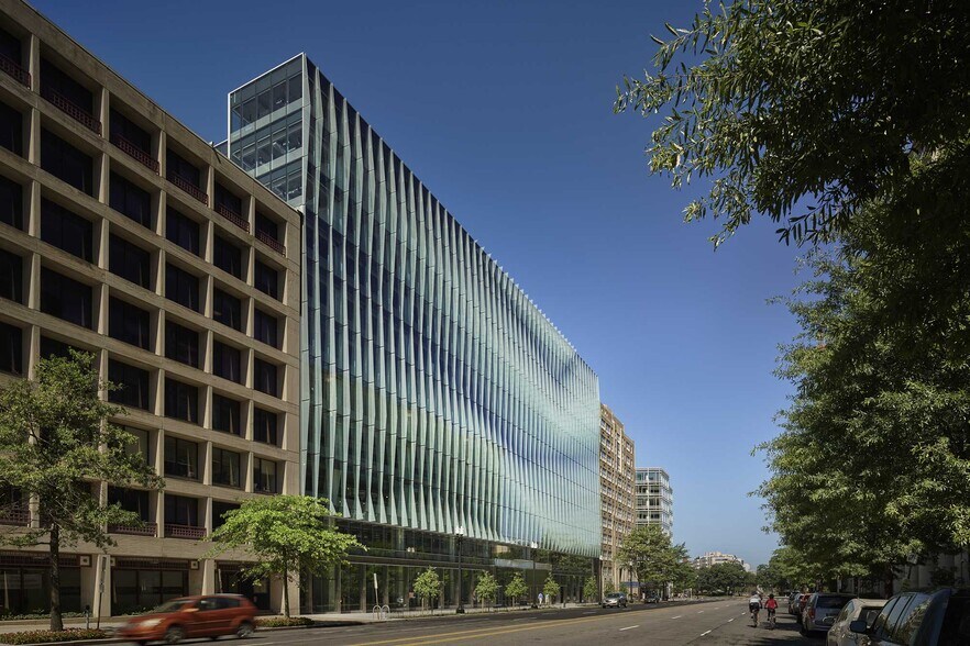 2112 Pennsylvania Ave NW, Washington, DC for lease - Glass Fins Create an Architectural Statement - Image 1 of 10