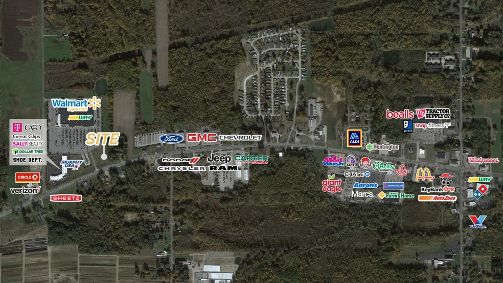 0 N. Ridge Road, Madison, OH for lease - Aerial - Image 3 of 3