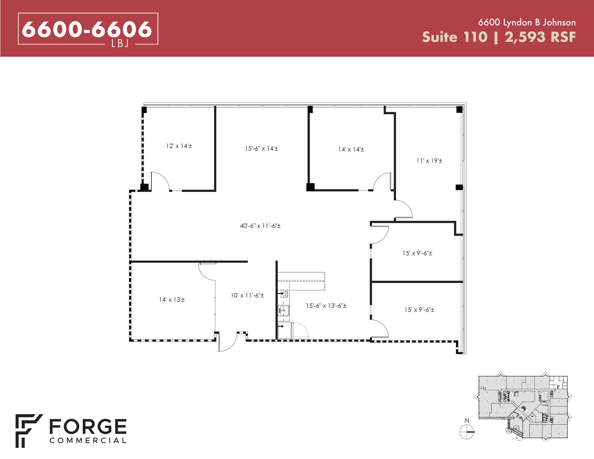 6600 Lyndon B Johnson Fwy, Dallas, TX for lease Floor Plan- Image 1 of 1