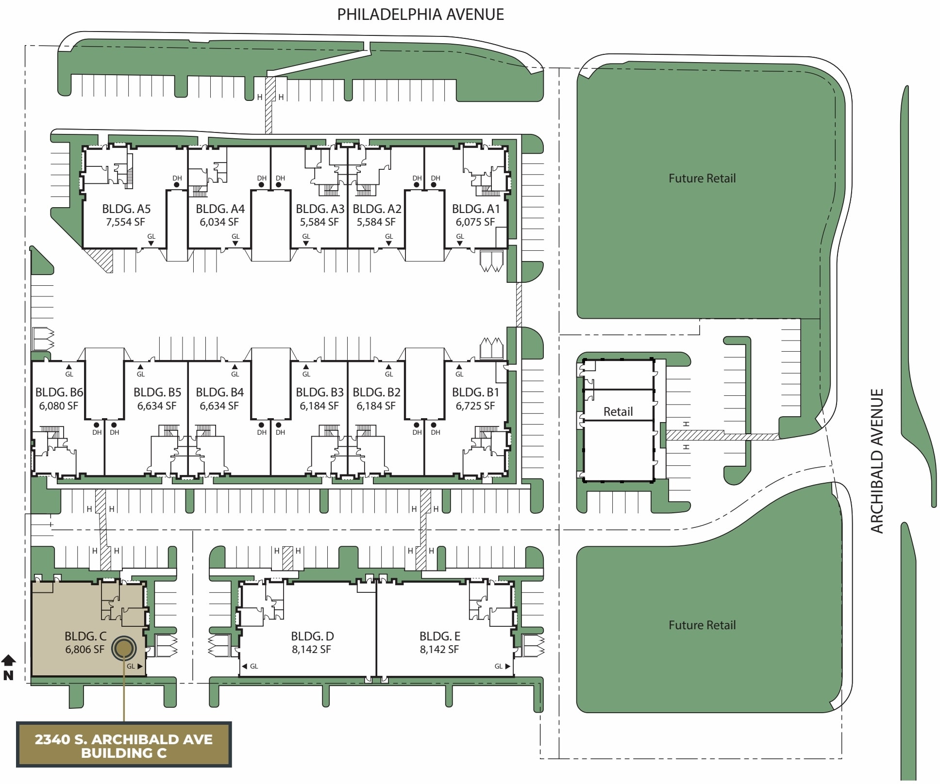 2340 Archibald Ave, Ontario, CA for lease Site Plan- Image 1 of 1