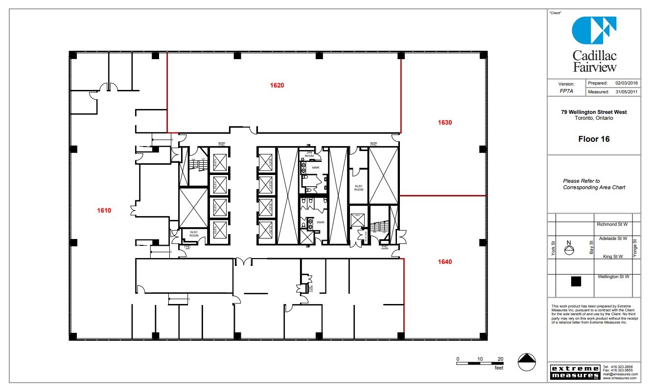 79 Wellington St W, Toronto, ON for lease Floor Plan- Image 1 of 1