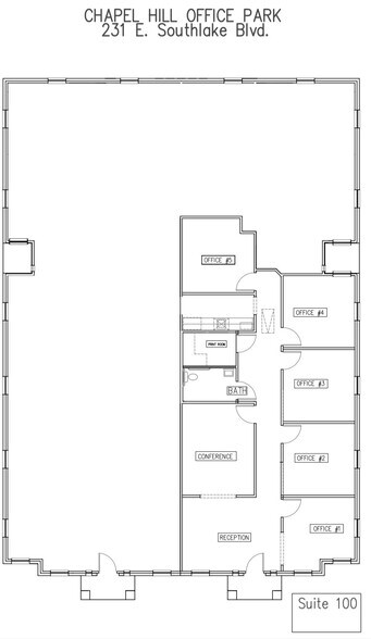 231 E Southlake Blvd, Southlake, TX for lease - Floor Plan - Image 2 of 2