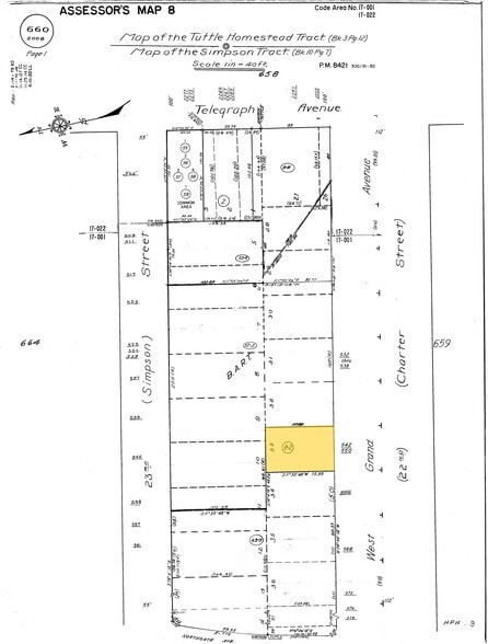 550 W Grand Ave, Oakland, CA for sale - Plat Map - Image 3 of 3