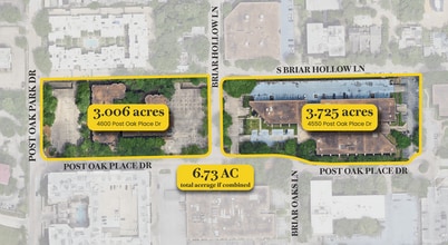 4600 Post Oak Place Dr, Houston, TX - AERIAL  map view - Image1