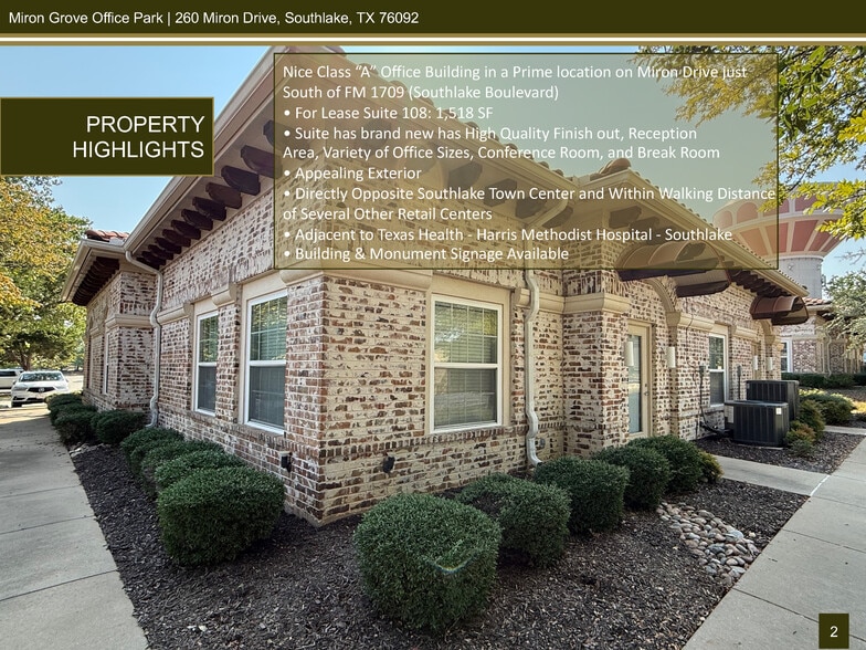 260 Miron Dr, Southlake, TX for lease - Building Photo - Image 2 of 53